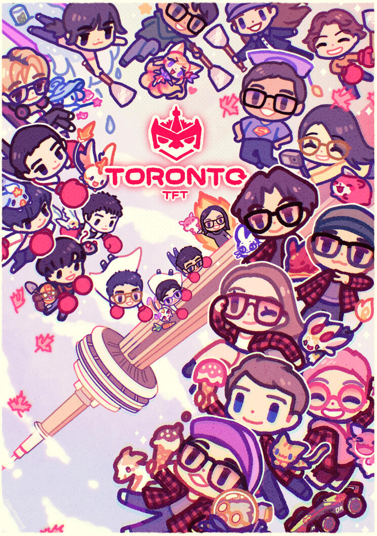 TFT TORONTO Anniversary Illustration TFT TORONTO Anniversary Illustration